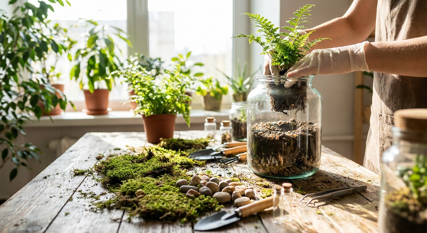 From Glass Jar to Living Biome: A Hands-On Guide to Gear for Lush Terrariums