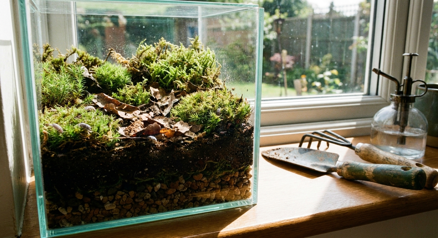 Living Soil, Living Glass: Crafting Bioactive Terrariums from Drainage to Detritivores