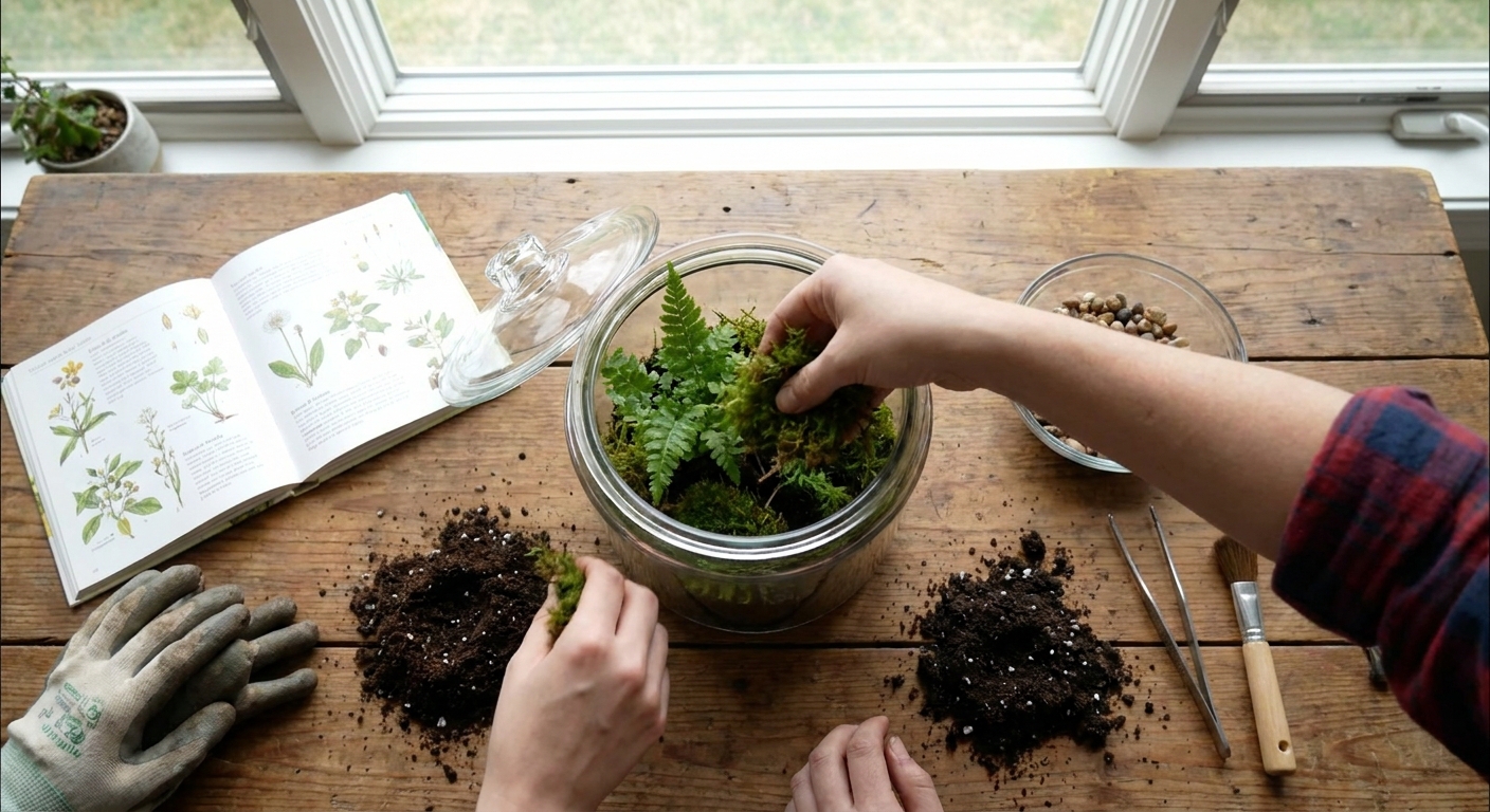 Under Glass: A Hands-On Field Guide to Building Your First Living Terrarium